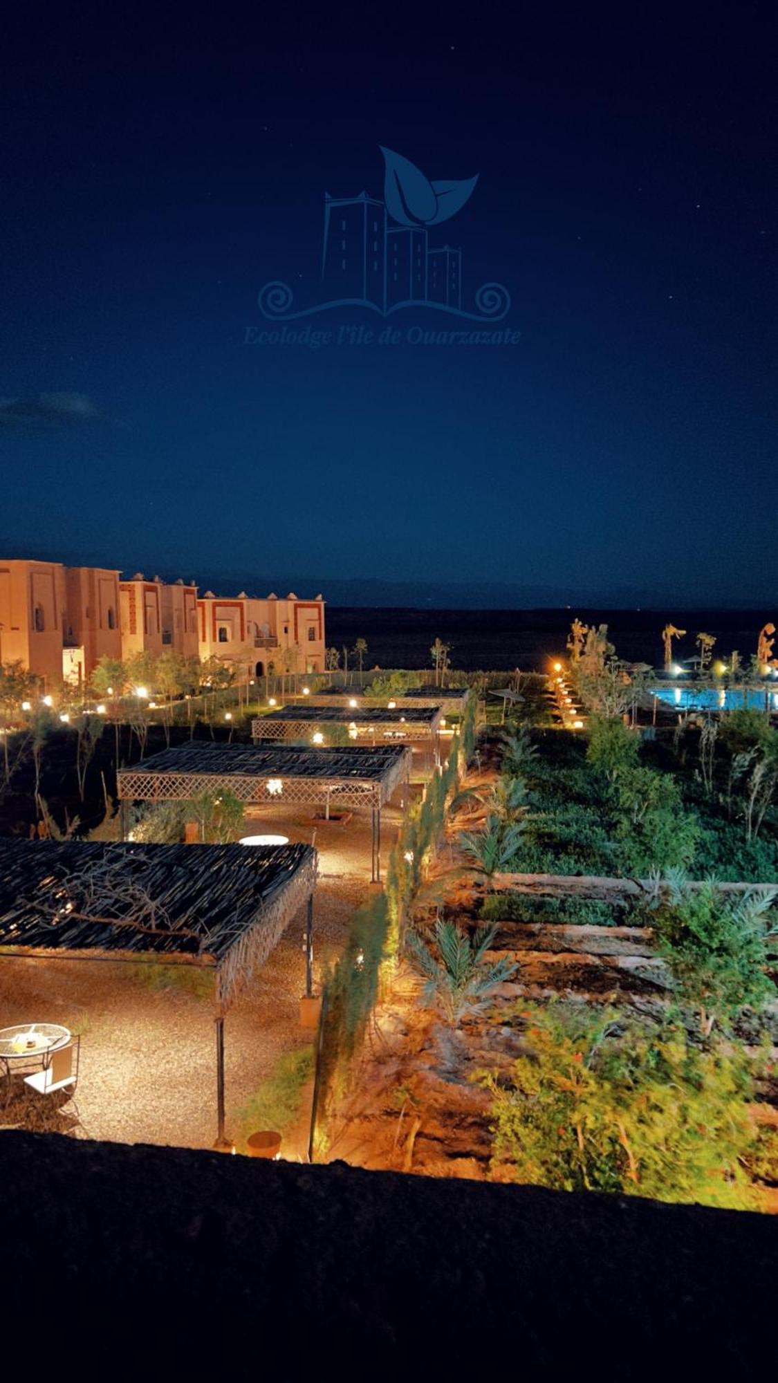 Tarmigt Ecolodge L'Ile De Ouarzazate מראה חיצוני תמונה